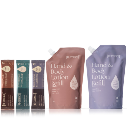 Refill produkter fra Re-Essence