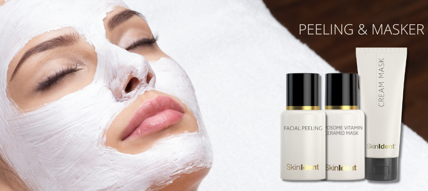 Skinident peeling og masker til ansigtet