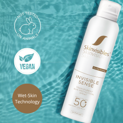 Skinvisible Invisible Sense Spray SPF50, 200ml TESTER