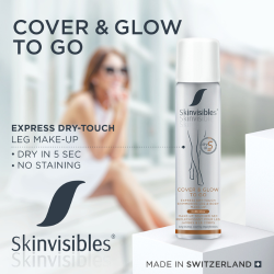 Skinvisibles Cover &amp; Glow to go - Dark, 75ml TESTER