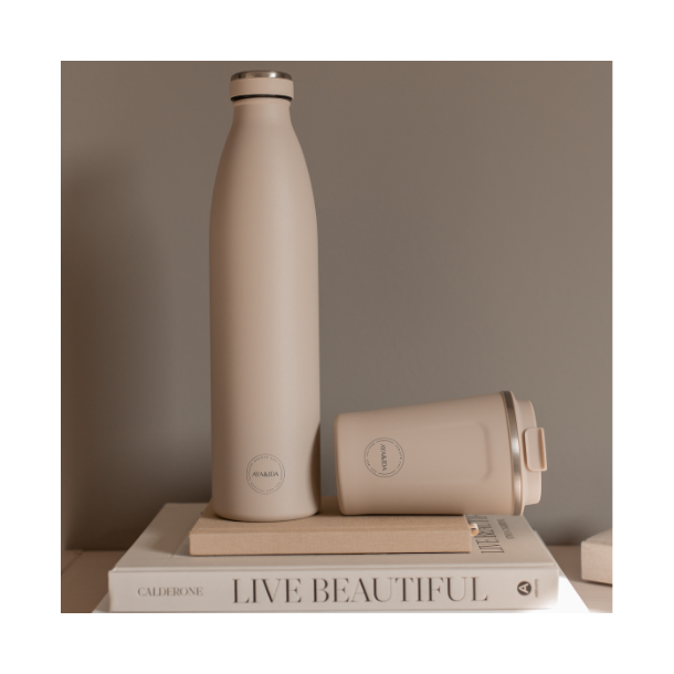 Bottle, Cream Beige 1000ml