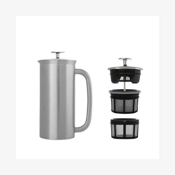 Espro Stempelkande, b�rstet st�l