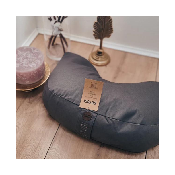 Calm Zafu Meditation Cushion, Dark Grey