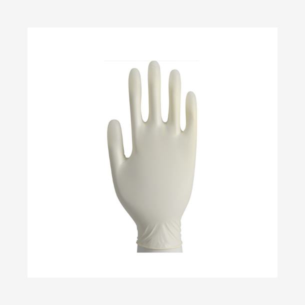 Latexhandsker uden pudder str. M, 100 stk. 