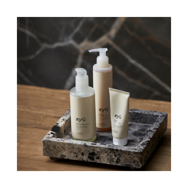 Ayu Hndbad, Messing/Marmor