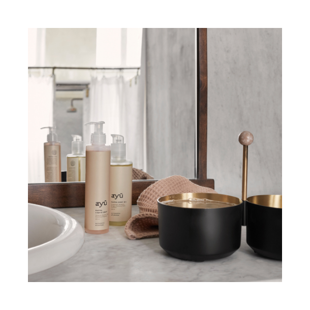 Ayu Hndbad, Messing/Marmor