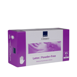 Latexhandsker uden pudder str. XS