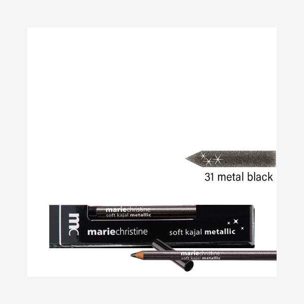 Soft Kajal Metallic - Metal Black