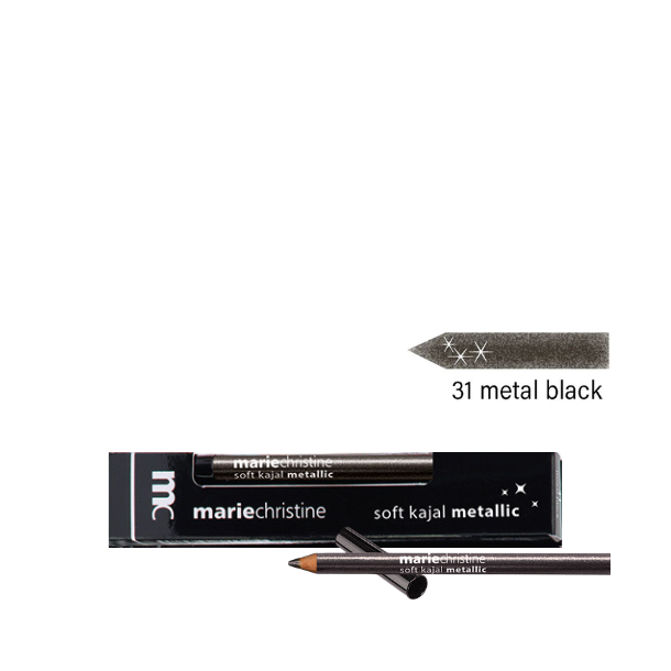 Soft Kajal Metallic - Metal Black
