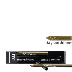Soft Kajal Metallic - Green Shimmer