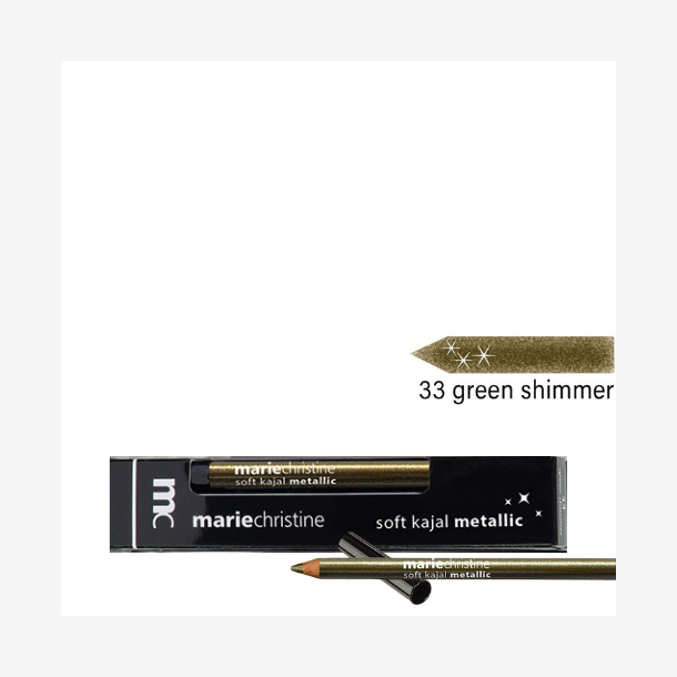 Soft Kajal Metallic - Green Shimmer