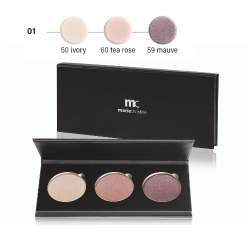 MarieChristine - Velvet Eyeshadow Trio - 01