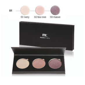 Velvet Eyeshadow Trio - 01