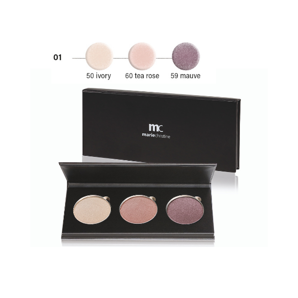 Velvet Eyeshadow Trio - 01