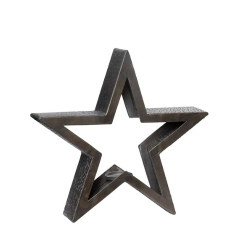 Eline Stjerne Lysestage, Antik sort 48,5cm