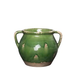 Ingrid rund potte, Gr�n 19cm