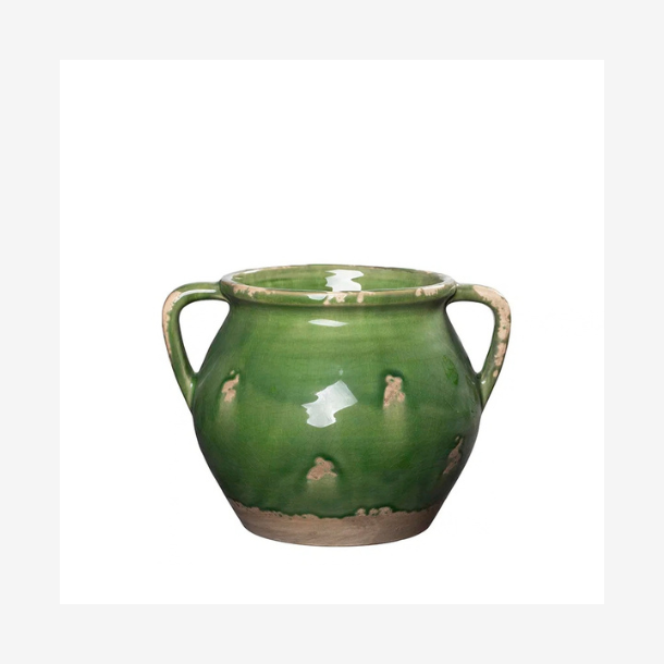 Ingrid rund potte, Gr�n 19cm