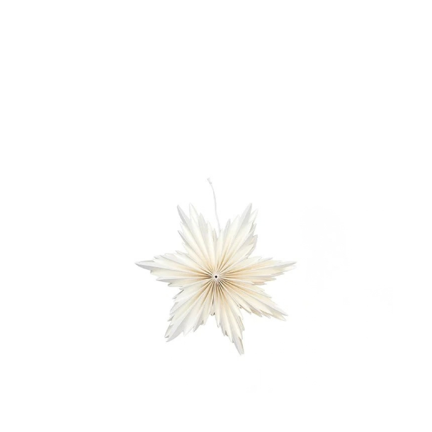 Linette Stjerne, Hvid 20cm