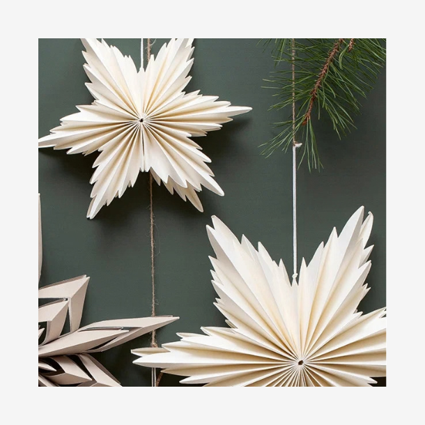 Linette Stjerne, Hvid 30cm