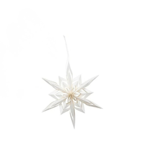 Linette Stjerne, Hvid 20cm