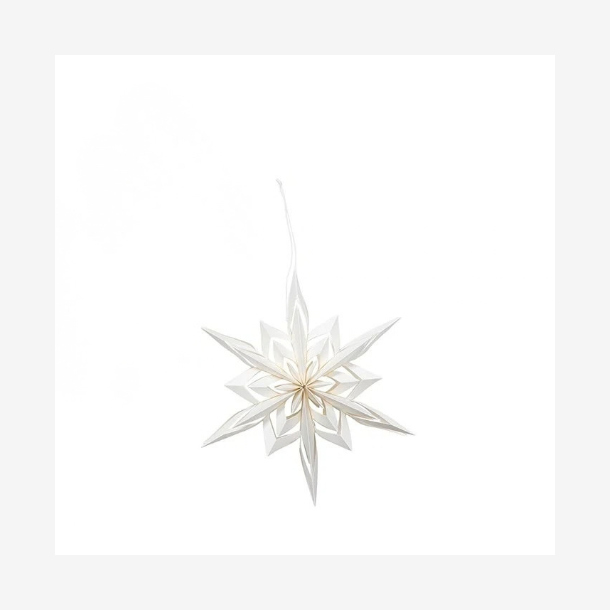 Linette Stjerne, Hvid 20cm
