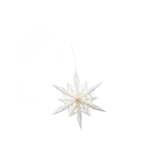 Linette Stjerne, Hvid 20cm