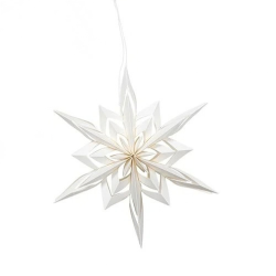 Linette Stjerne, Hvid 30cm
