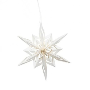 Linette Stjerne, Hvid 30cm