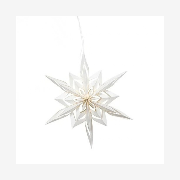 Linette Stjerne, Hvid 30cm