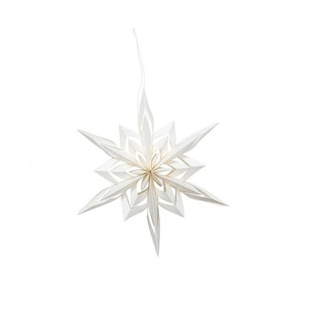 Linette Stjerne, Hvid 30cm