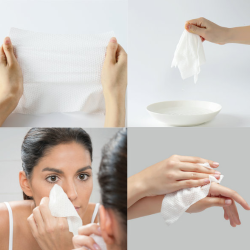 Bomulds wipes, 100 stk.