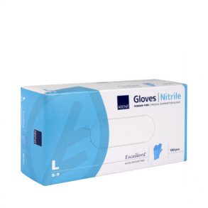 Nitrilhandsker uden pudder str. L