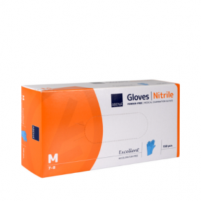 Nitrilhandsker uden pudder str. M