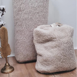 Release Rektangular wool pude, Sand