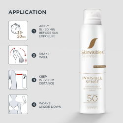 Skinvisible Invisible Sense Spray SPF50, 200ml