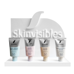 Skinvisibles Display u. produkter