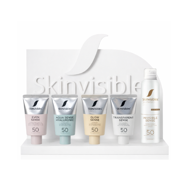 Skinvisibles ANSIGT OG KROP i Display 3+1