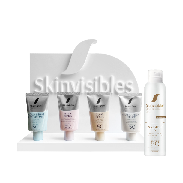 Skinvisibles ANSIGT OG KROP i Display 3+1