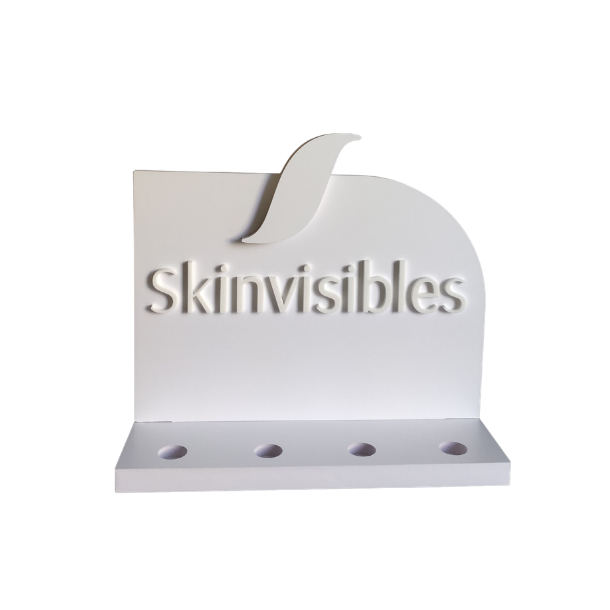 Skinvisibles Display u. produkter