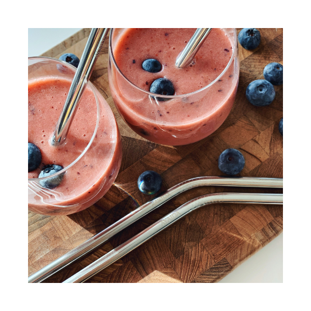 Smoothie Straw, Silver