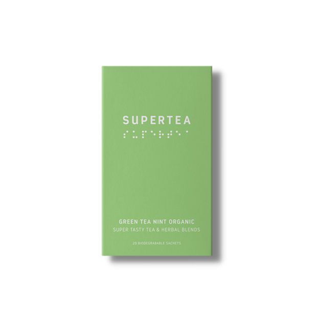 Supertea Green Tea Mint, 20 stk.