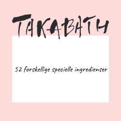 TAKABATH Body Wash Pad box m. 10 stk. 