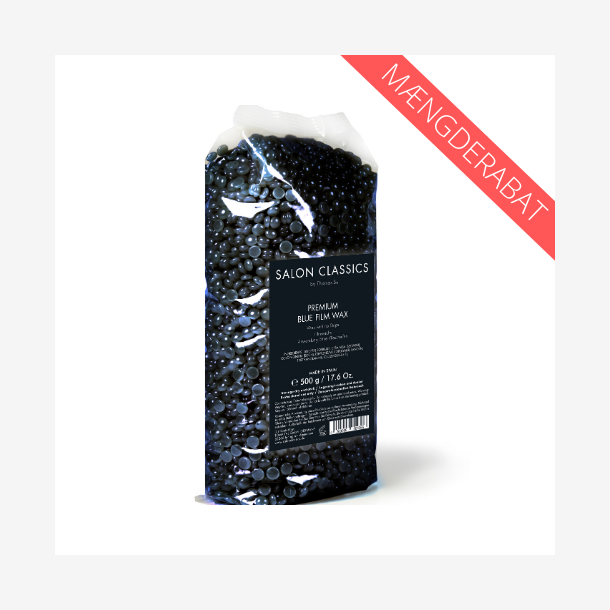 Voksperler bl�, 500g