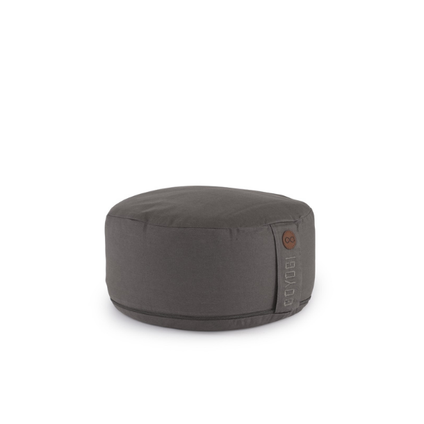 Calm Rund Meditationspude, Dark Grey