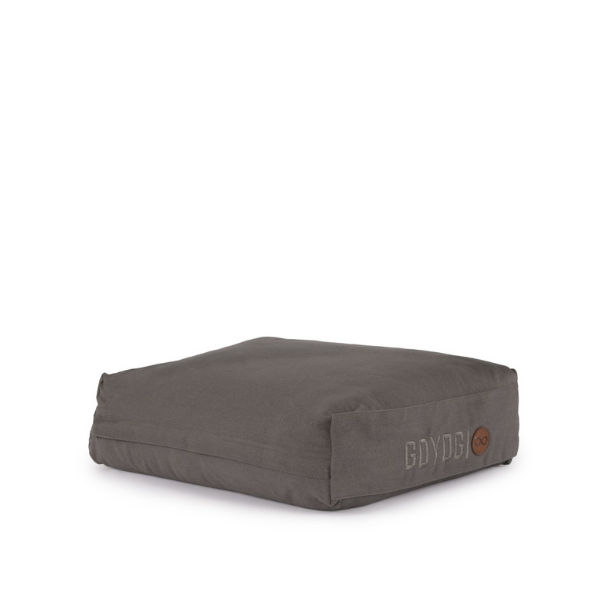 Calm Rektangular Yoga Bolster, Dark Grey