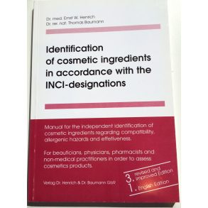 INCI opslagsbog, engelsk