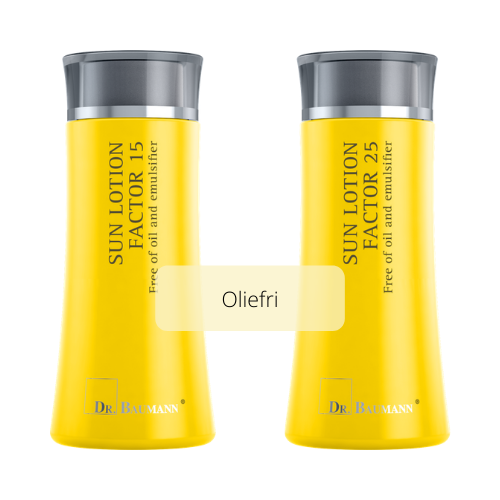 Oliefri solprodukter fra Dr. Baumann